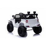 Elektrické autíčko - Jeep Dark Night - nelakované - biele